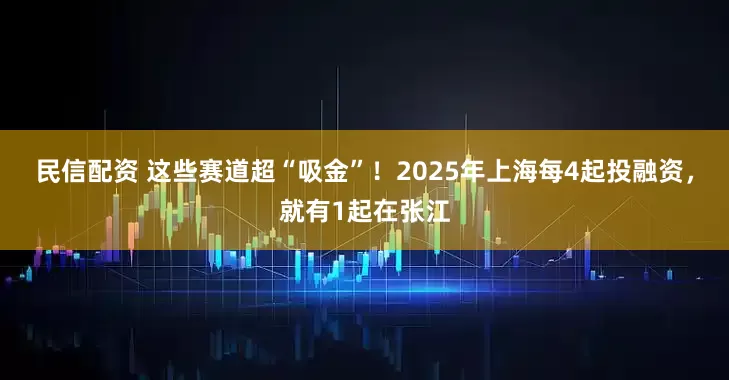 民信配资 这些赛道超“吸金”！2025年上海每4起投融资，就有1起在张江