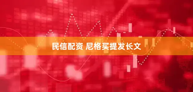 民信配资 尼格买提发长文